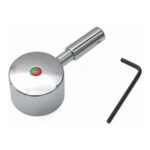 Filtered-water tap lever handle, chrome